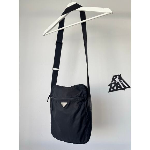 Prada Triangle Tessuto Nylon Shoulder Bag - Picture 1 of 10